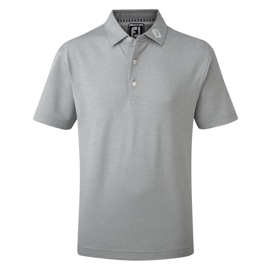 Footjoy Junior Stretch Pique Polo - Langland Bay Crested